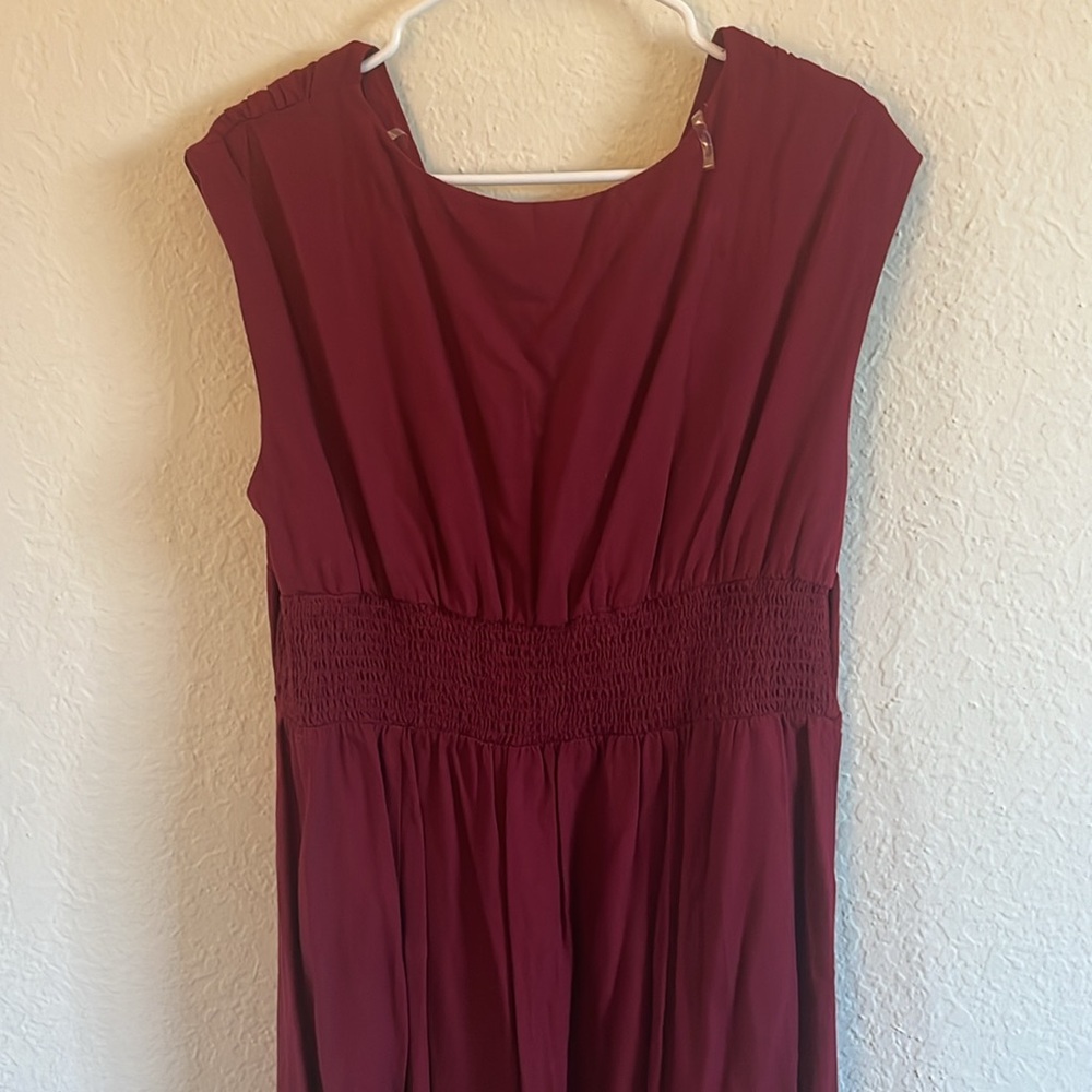 Universal Thread Deep Red Maxi Dress - Picture 4 of 4